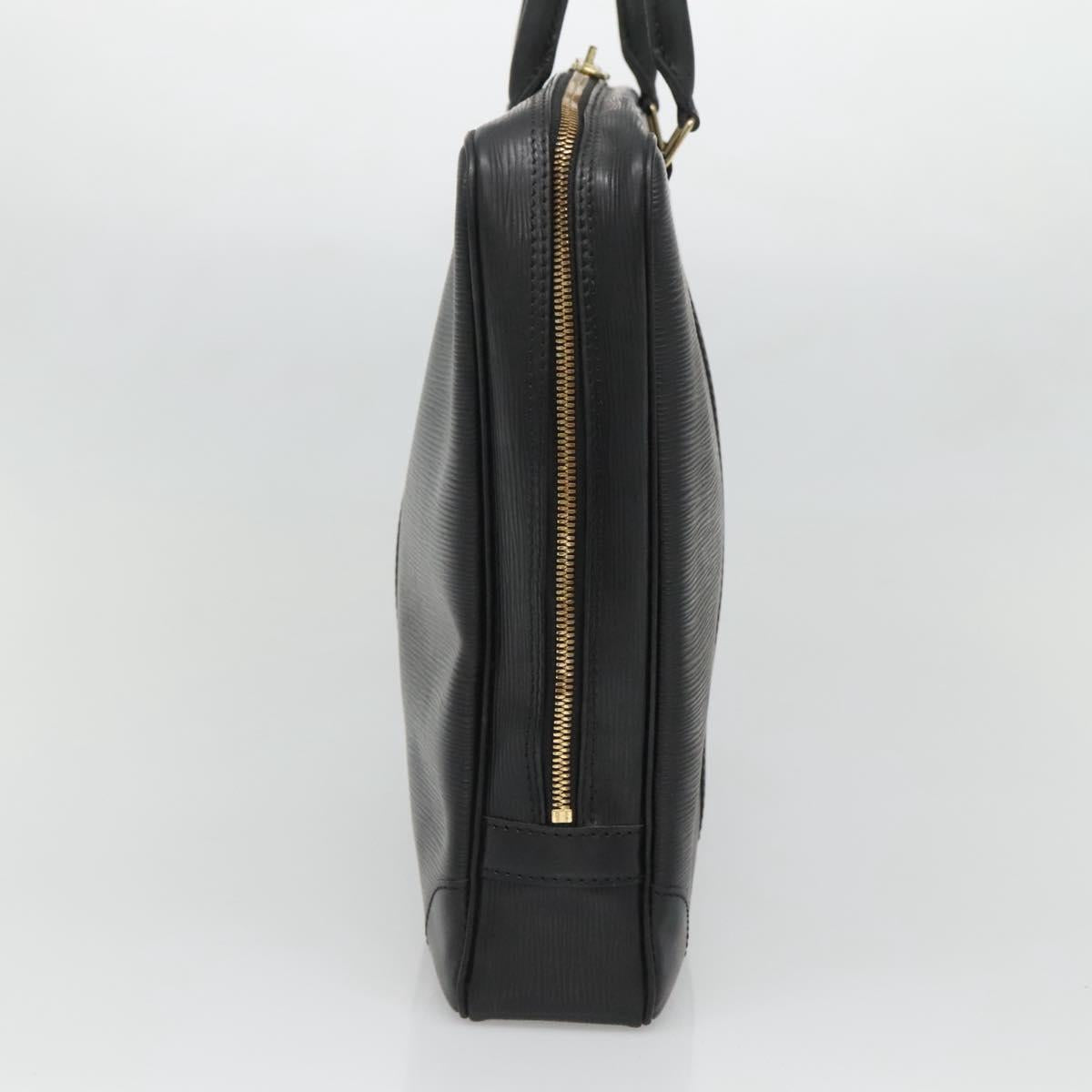 LOUIS VUITTON Epi Porte Documents Voyage Business Bag Black M54472 Auth ep9874