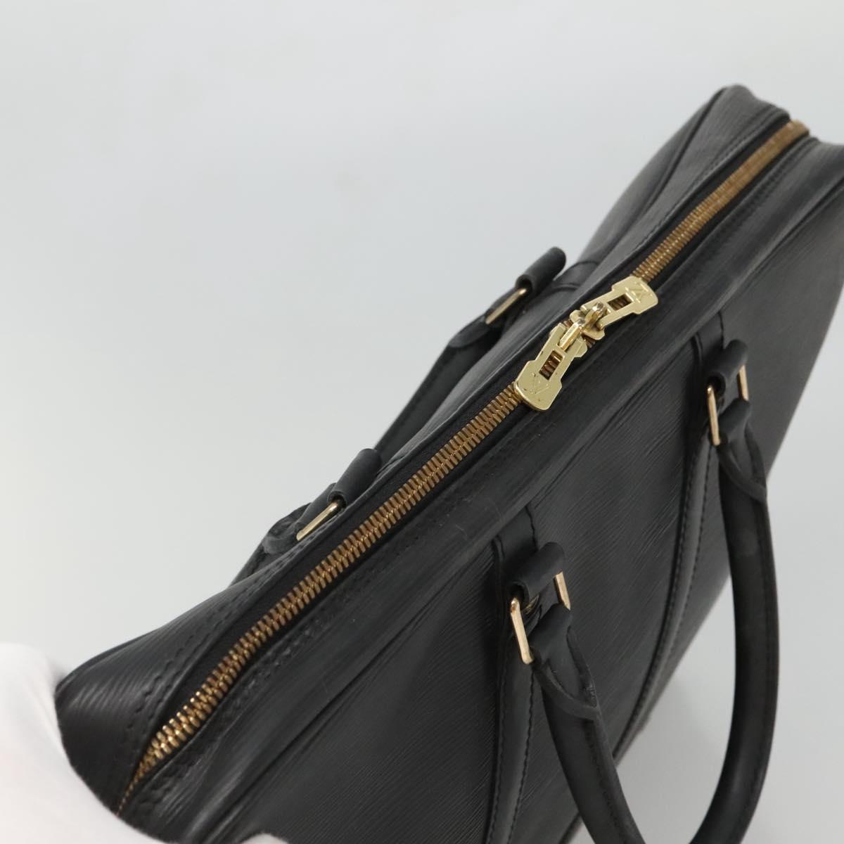 LOUIS VUITTON Epi Porte Documents Voyage Business Bag Black M54472 Auth ep9874