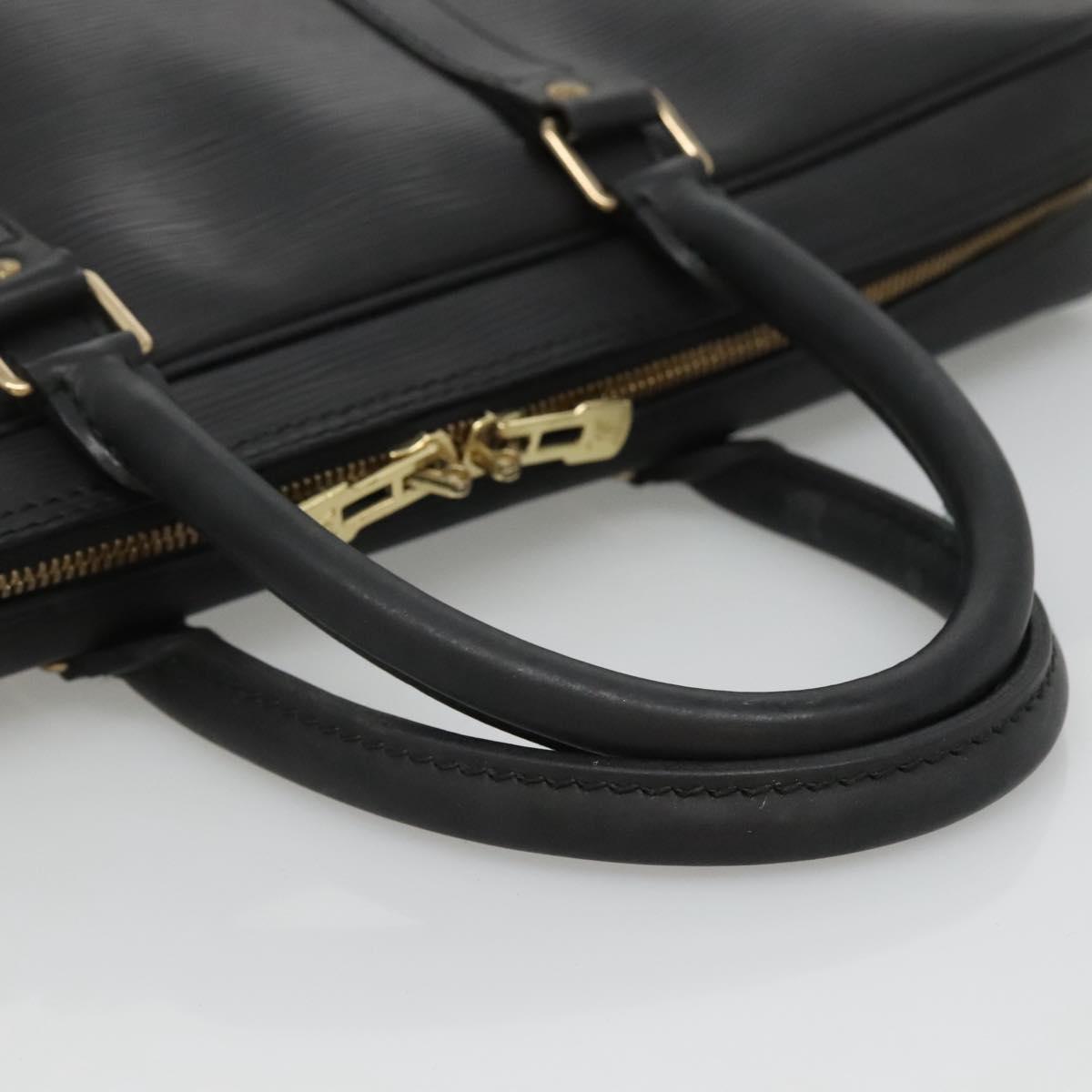 LOUIS VUITTON Epi Porte Documents Voyage Business Bag Black M54472 Auth ep9874