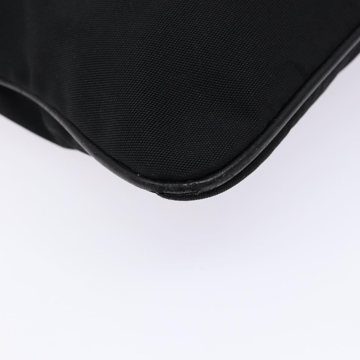 GUCCI Shoulder Bag Canvas Black Silver 001 4021 Auth ep9915