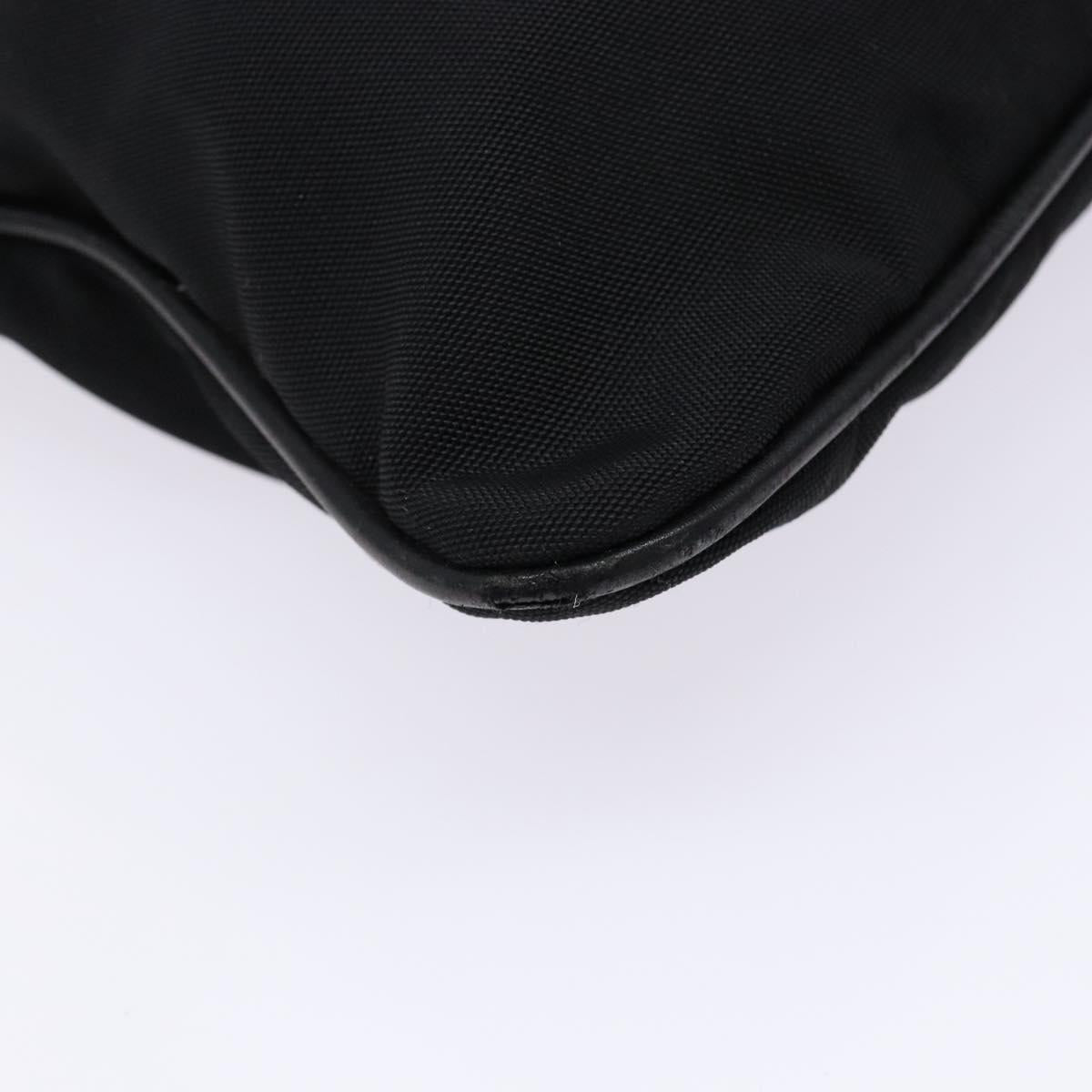 GUCCI Shoulder Bag Canvas Black Silver 001 4021 Auth ep9915