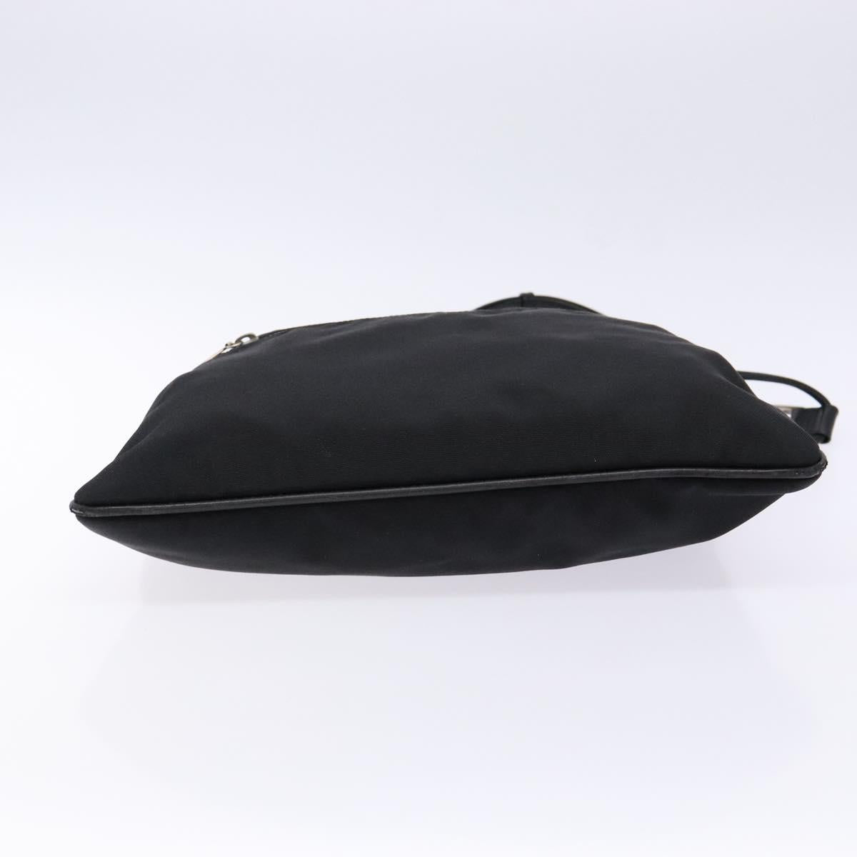 GUCCI Shoulder Bag Canvas Black Silver 001 4021 Auth ep9915