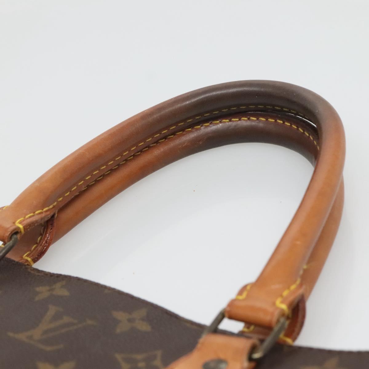 LOUIS VUITTON Monogram Sac Plat Hand Bag M51140 LV Auth ep9919