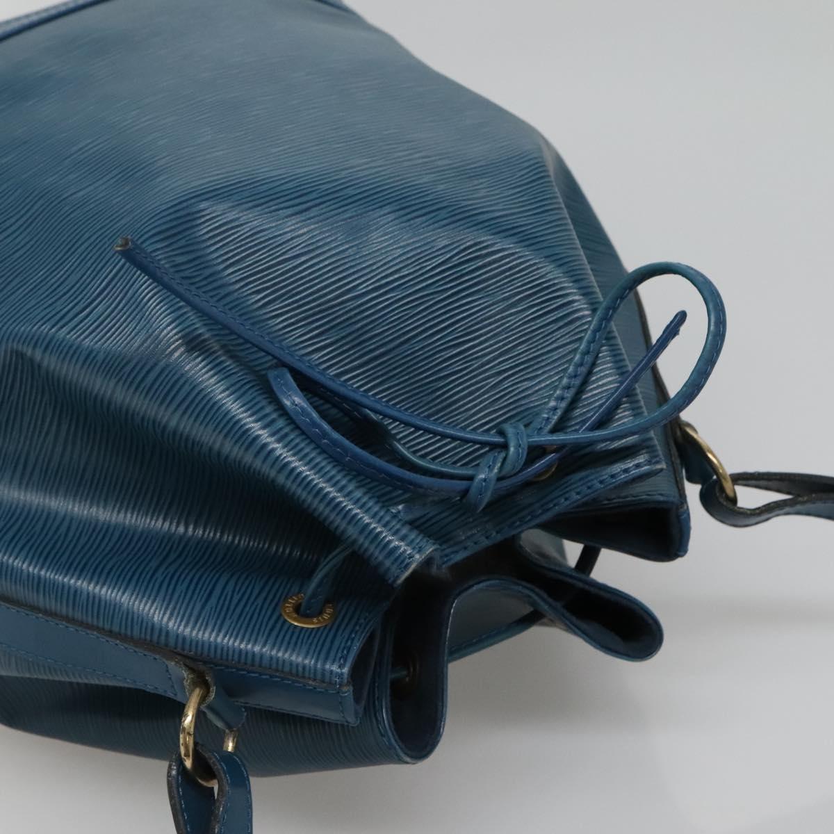 LOUIS VUITTON Epi Noe Shoulder Bag Toledo Blue M44005 LV Auth ep9920