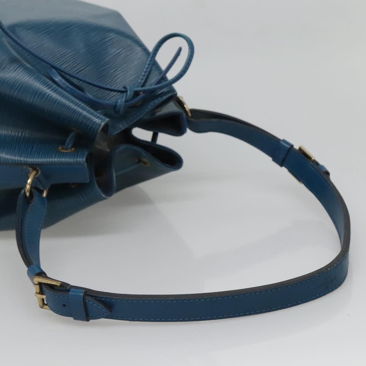 LOUIS VUITTON Epi Noe Shoulder Bag Toledo Blue M44005 LV Auth ep9920