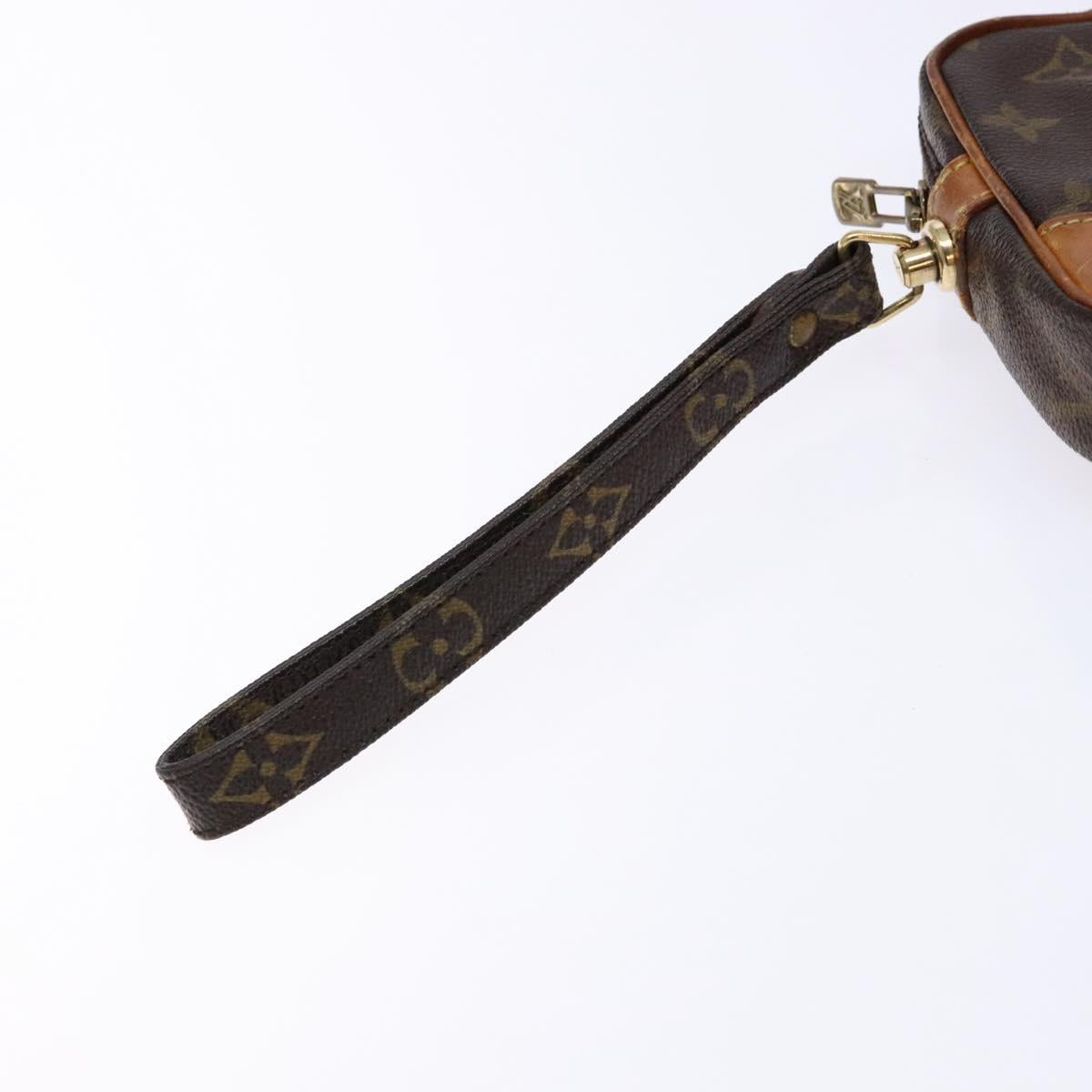 LOUIS VUITTON Monogram Marly Dragonne PM Clutch Bag M51827 LV Auth ep9936