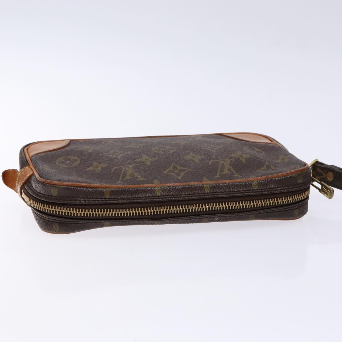 LOUIS VUITTON Monogram Marly Dragonne PM Clutch Bag M51827 LV Auth ep9936