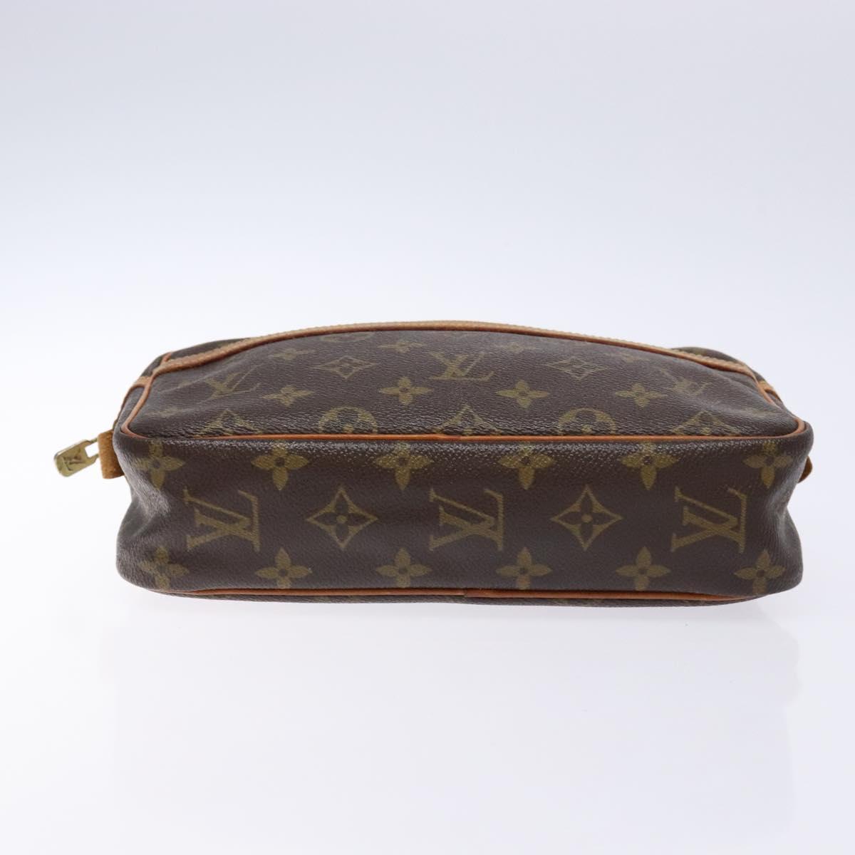LOUIS VUITTON Monogram Compiegne 23 Clutch Bag M51847 LV Auth ep9937