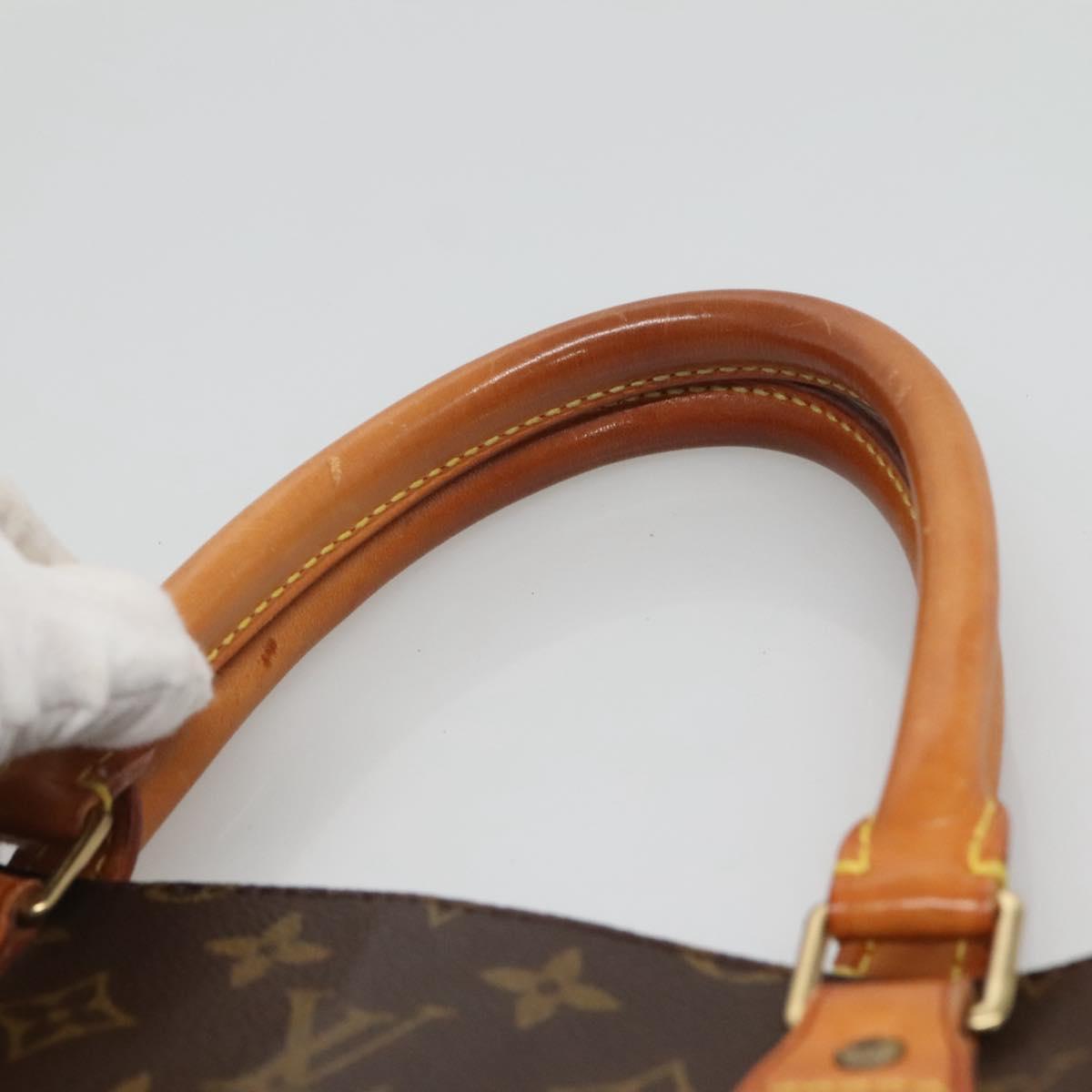 LOUIS VUITTON Monogram Sac Plat Hand Bag M51140 LV Auth ep9969