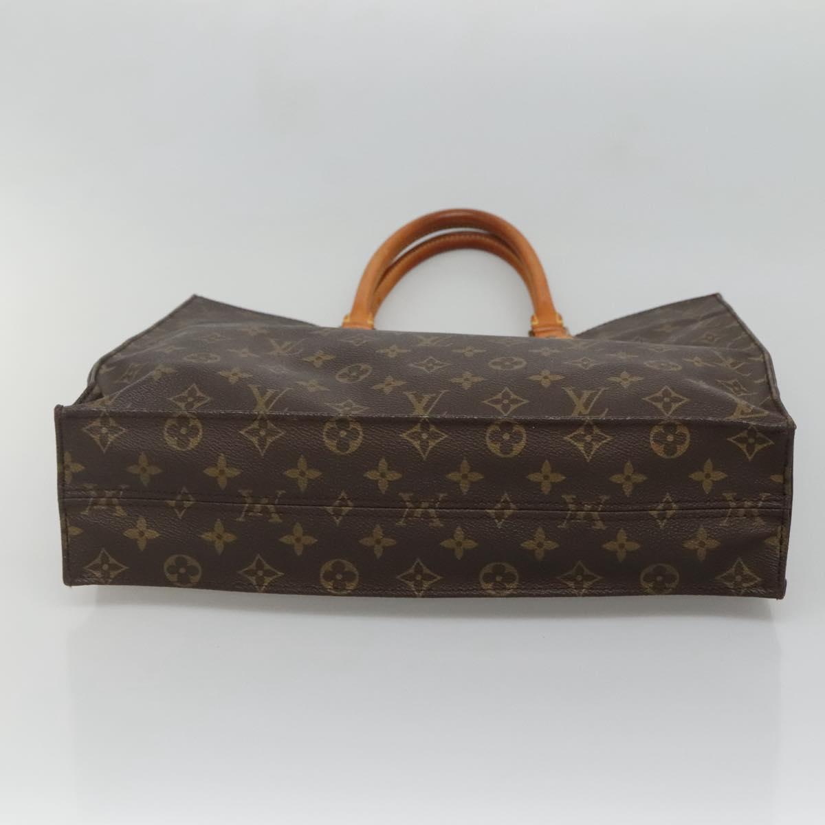 LOUIS VUITTON Monogram Sac Plat Hand Bag M51140 LV Auth ep9969