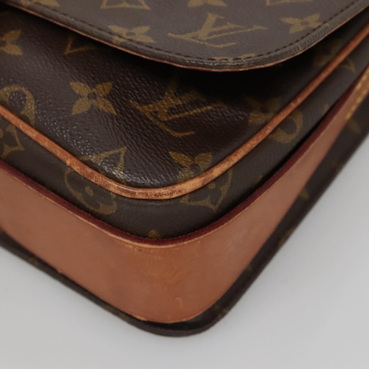 LOUIS VUITTON Monogram Cartouchiere MM Shoulder Bag M51253 LV Auth ep9970