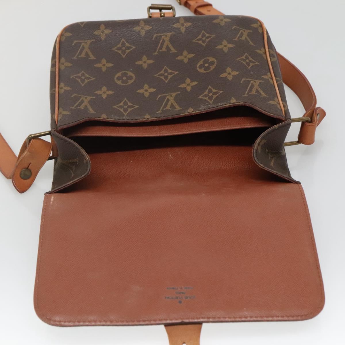 LOUIS VUITTON Monogram Cartouchiere MM Shoulder Bag M51253 LV Auth ep9970