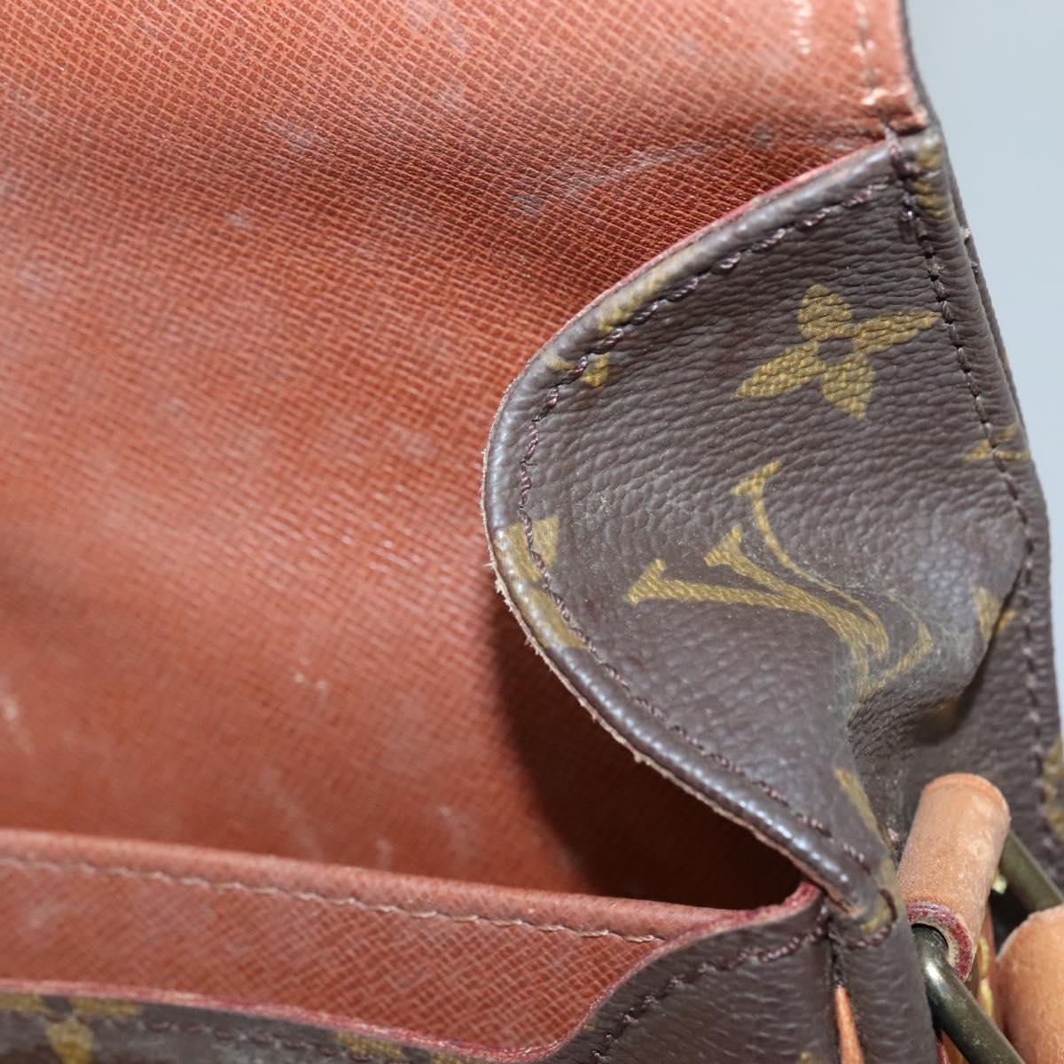 LOUIS VUITTON Monogram Cartouchiere MM Shoulder Bag M51253 LV Auth ep9970