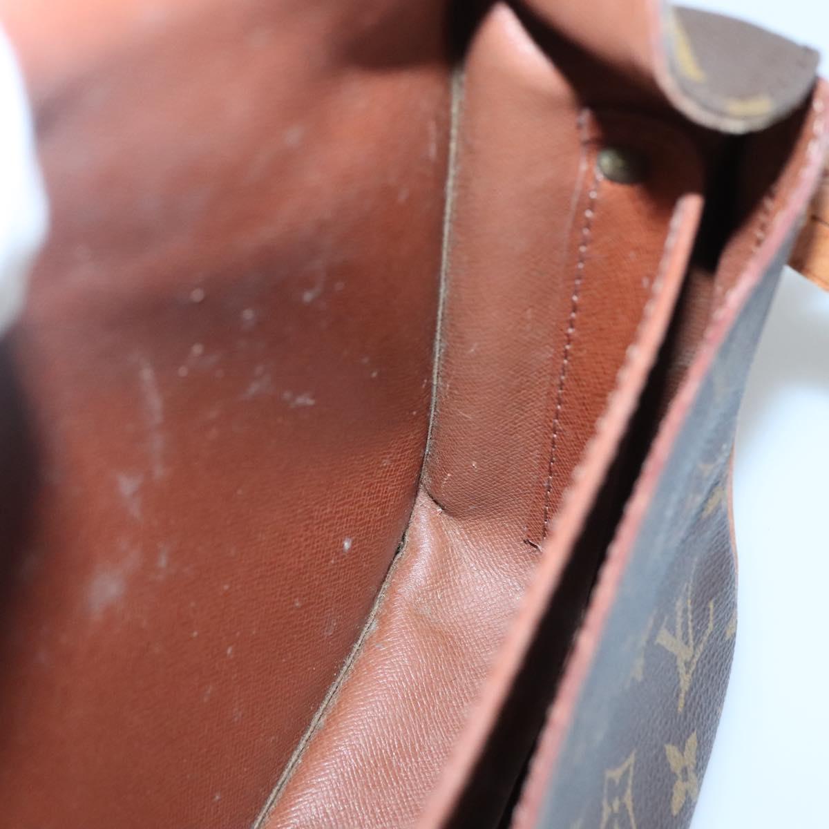 LOUIS VUITTON Monogram Cartouchiere MM Shoulder Bag M51253 LV Auth ep9970