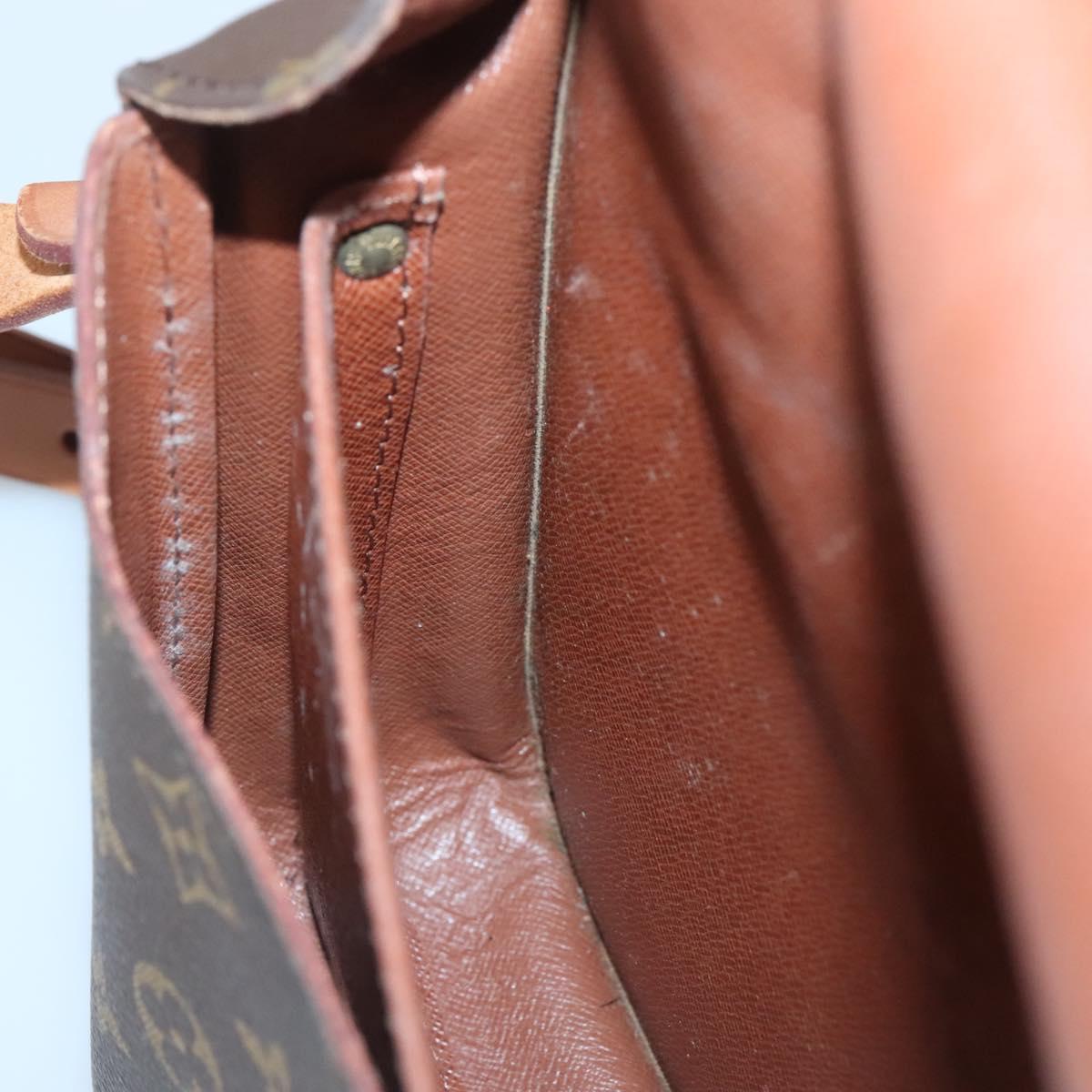 LOUIS VUITTON Monogram Cartouchiere MM Shoulder Bag M51253 LV Auth ep9970