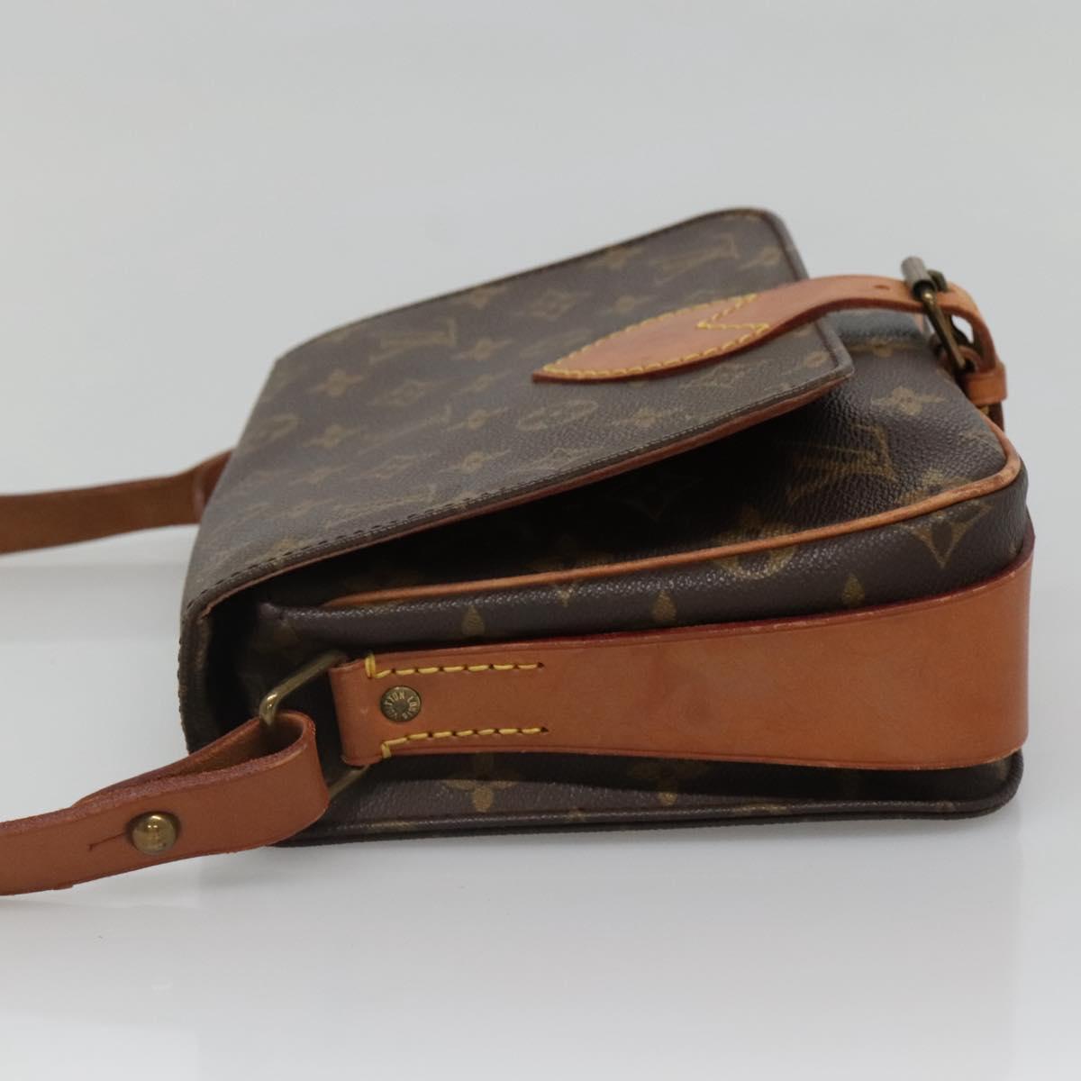 LOUIS VUITTON Monogram Cartouchiere MM Shoulder Bag M51253 LV Auth ep9970