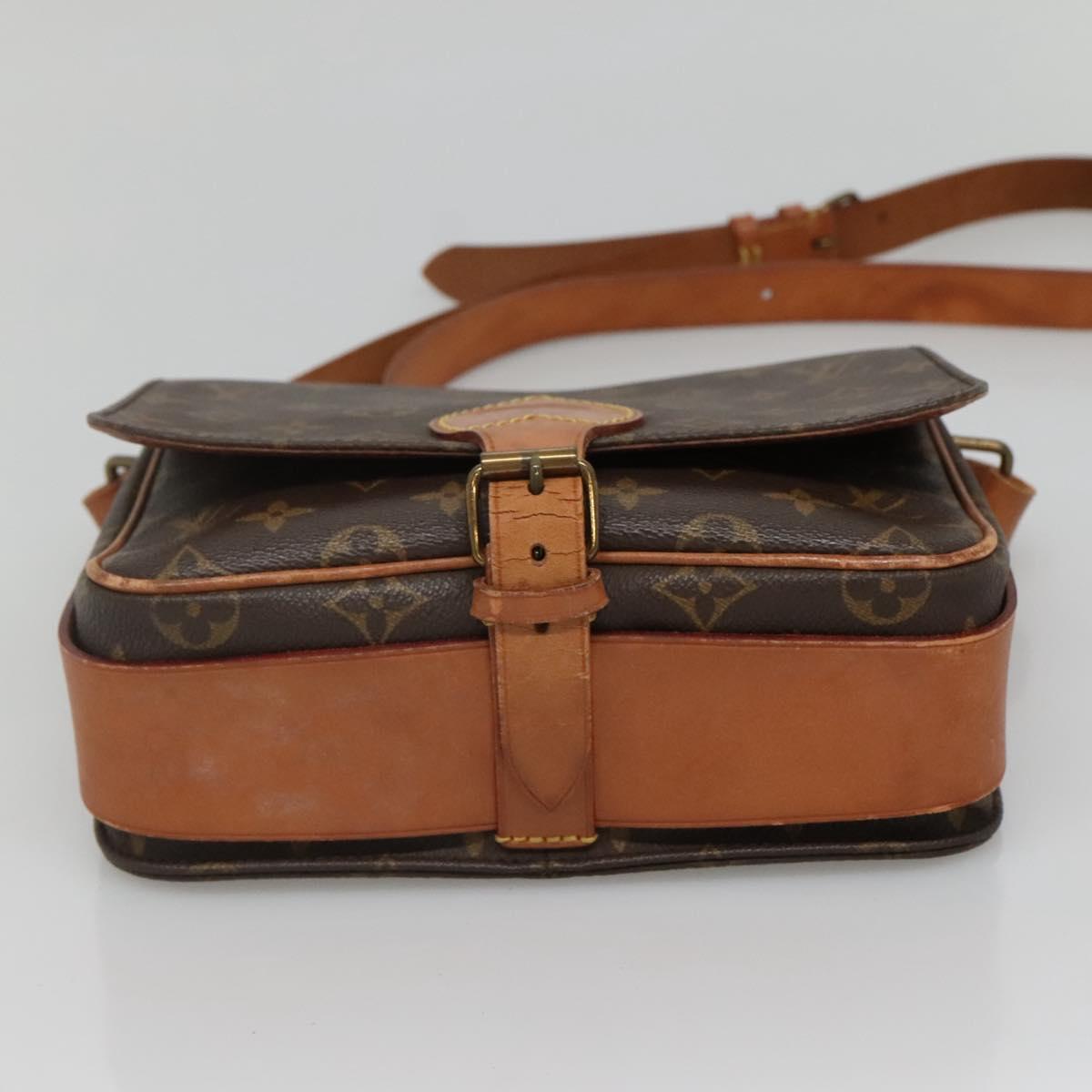 LOUIS VUITTON Monogram Cartouchiere MM Shoulder Bag M51253 LV Auth ep9970