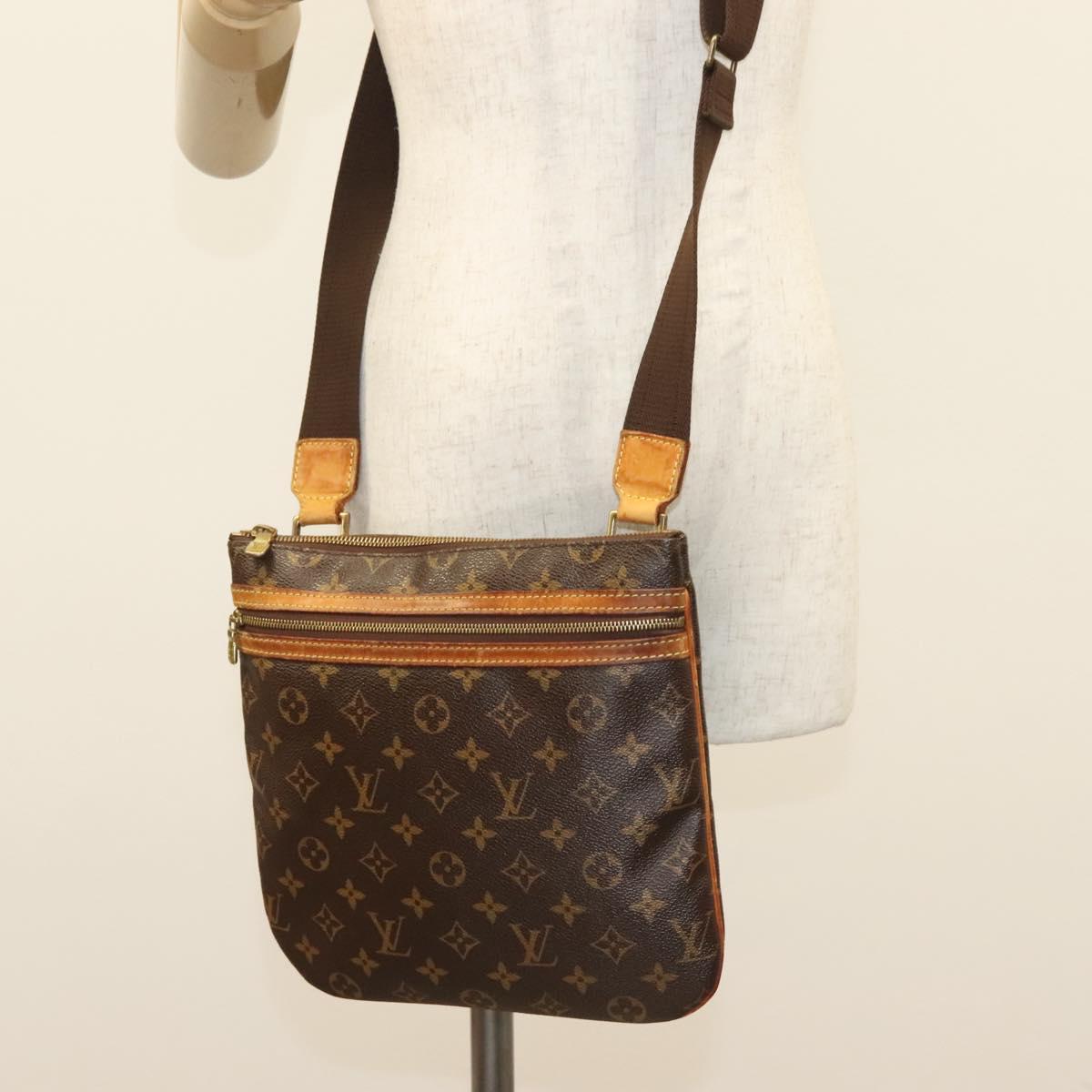 LOUIS VUITTON Monogram Pochette Bosphore Shoulder Bag M40044 LV Auth ep9984