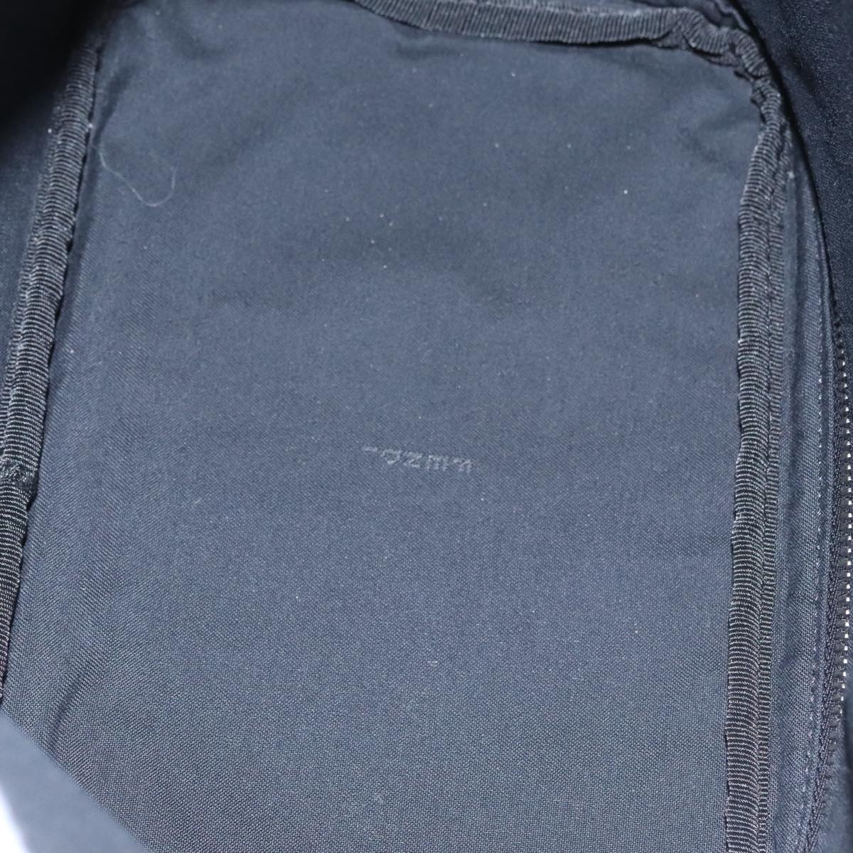 FENDI Zucca Canvas Shoulder Bag Black Auth FF3878AV
