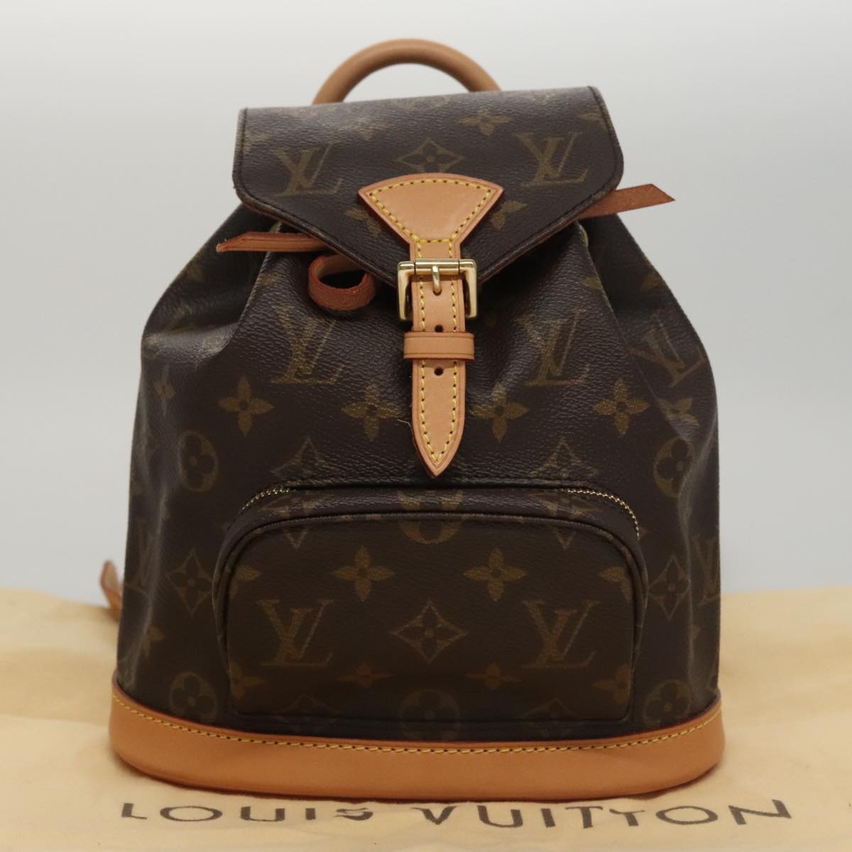 LOUIS VUITTON Monogram Montsouris PM Backpack M51137 LV Auth FF4266SV