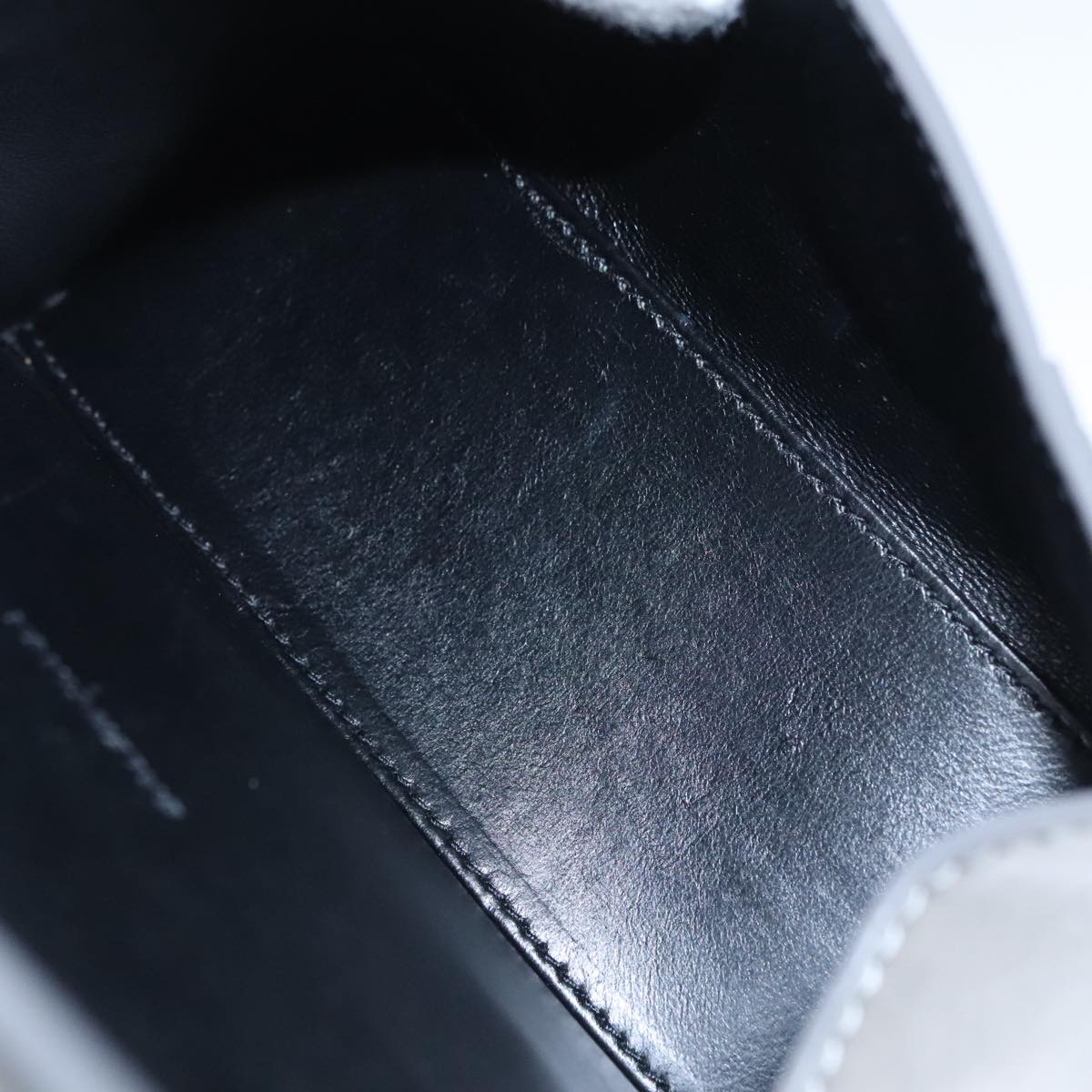 BALENCIAGA Hand Bag Leather 2way Silver Auth FF4303AM