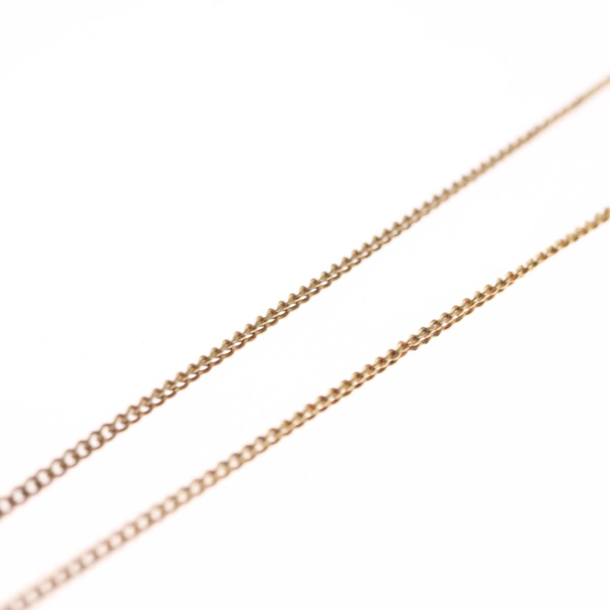 Christian Dior Necklace metal Gold Auth FF4664