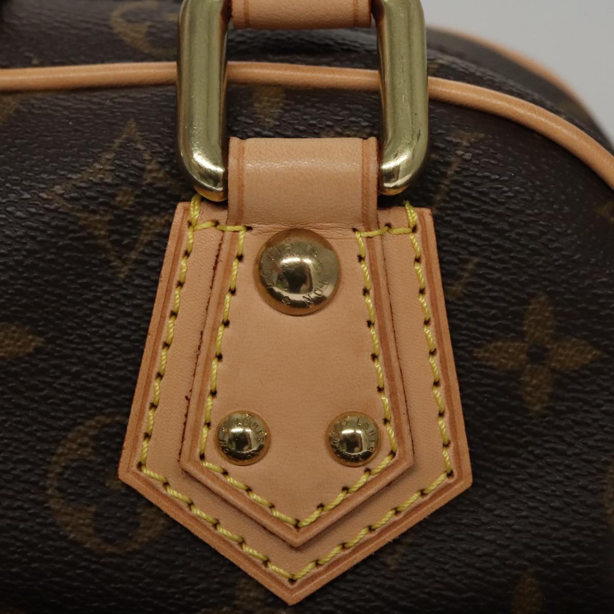 LOUIS VUITTON Monogram Manhattan PM Hand Bag M40026 LV Auth FF5979SAV