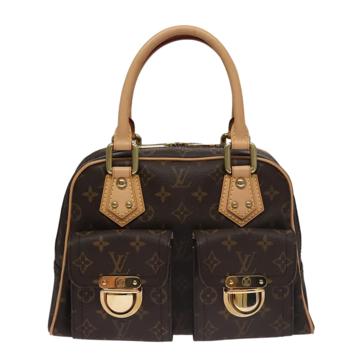 LOUIS VUITTON Monogram Manhattan PM Hand Bag M40026 LV Auth FF5979SAV