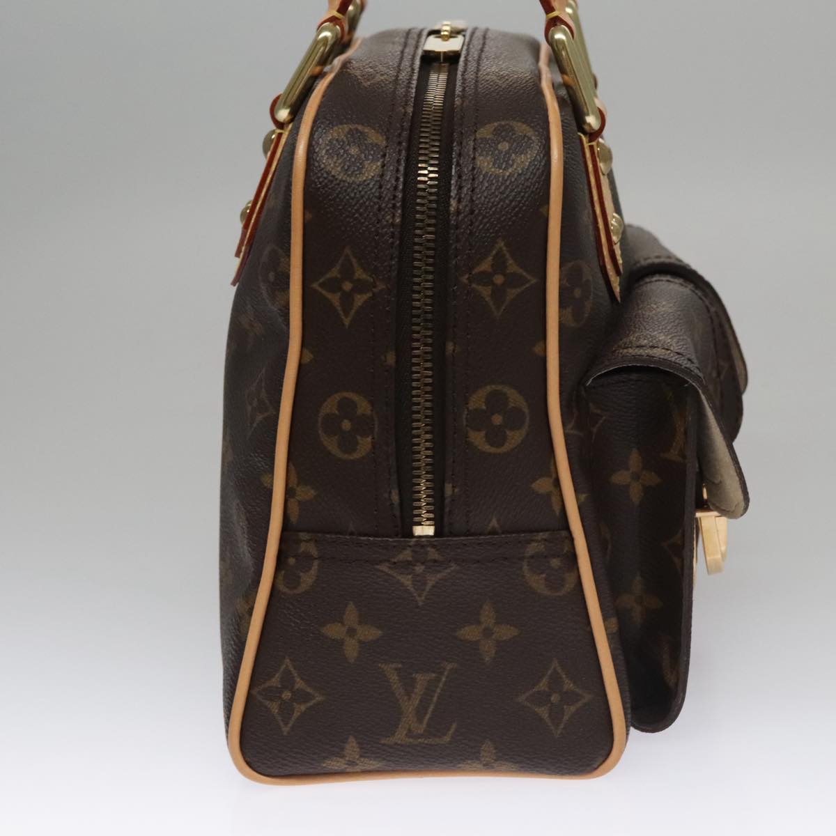 LOUIS VUITTON Monogram Manhattan PM Hand Bag M40026 LV Auth FF5979SAV