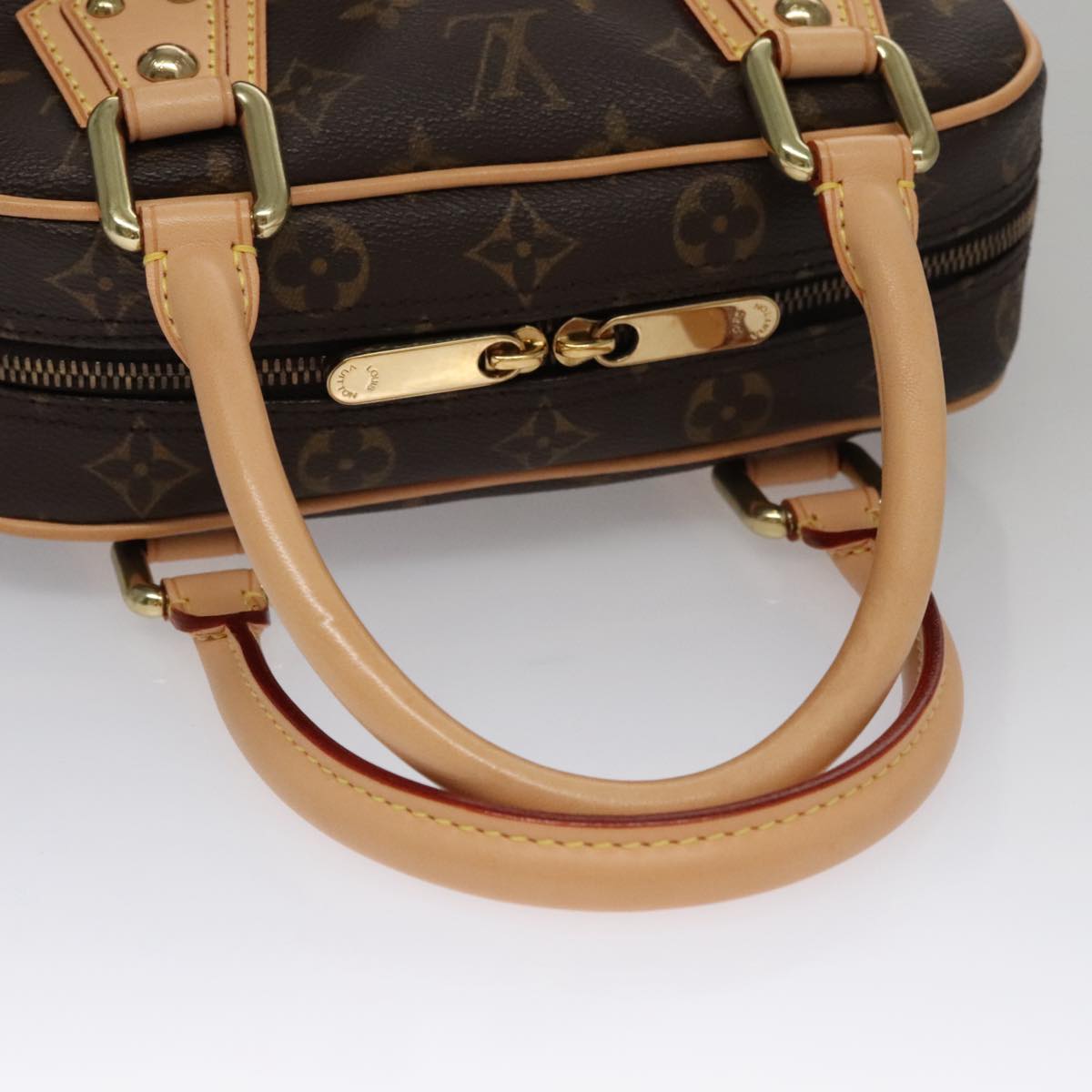 LOUIS VUITTON Monogram Manhattan PM Hand Bag M40026 LV Auth FF5979SAV