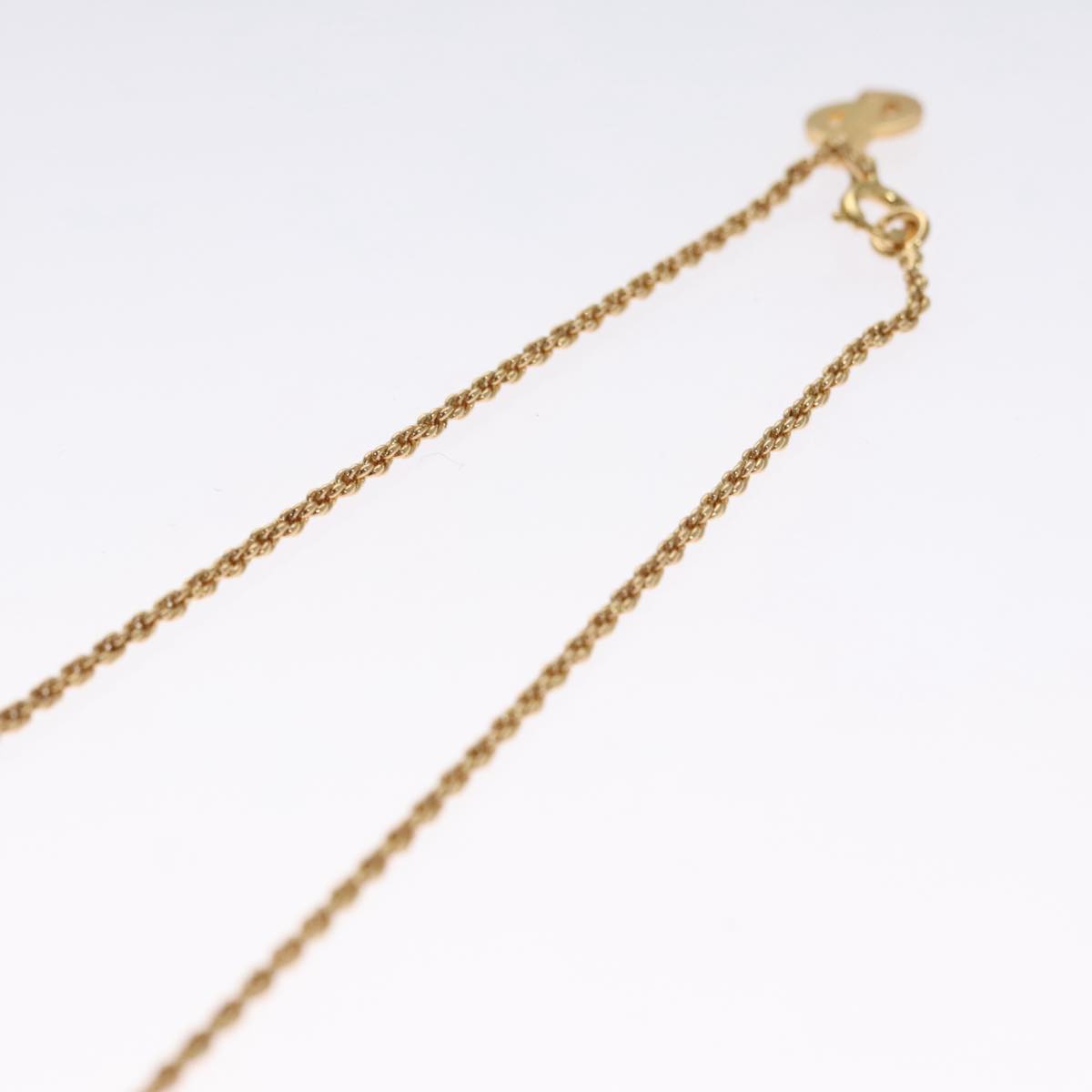 Christian Dior Necklace metal Gold Auth FF6533