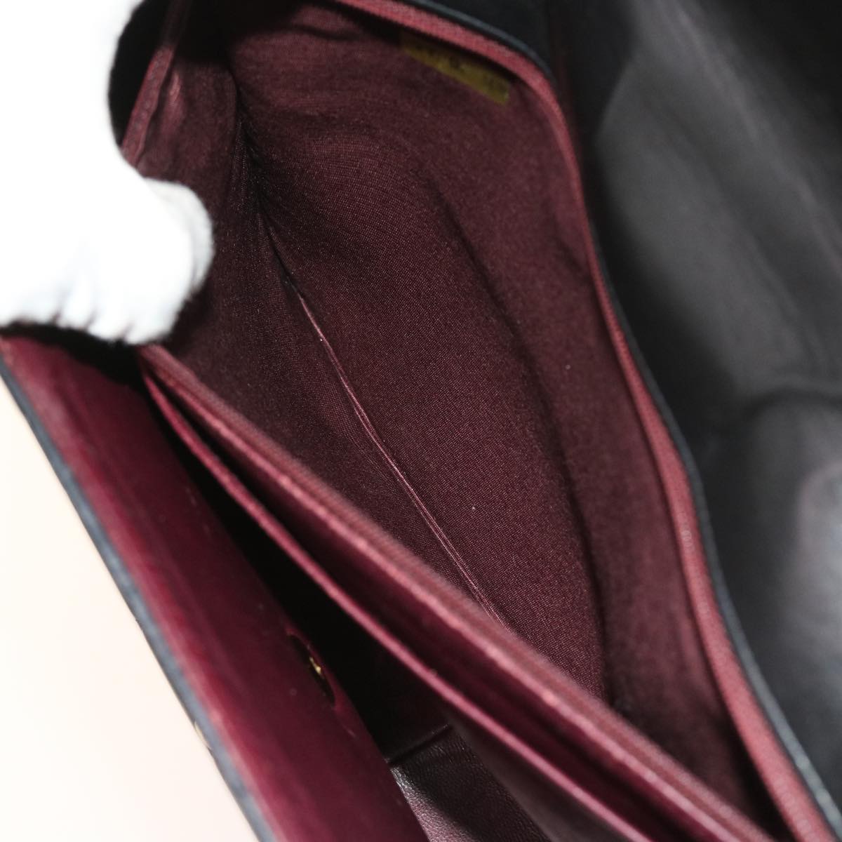 CHANEL Big Matelasse 30 Chain Shoulder Bag Leather Black CC Auth fm2835V