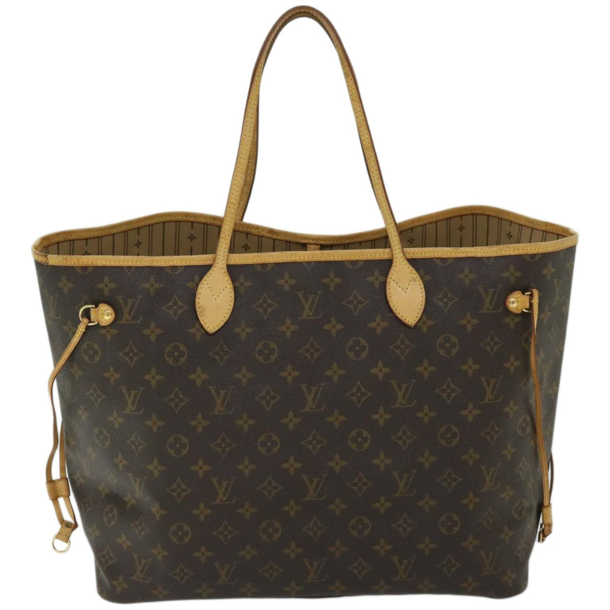 LOUIS VUITTON Monogram Neverfull GM Tote Bag M40157 LV Auth fm3253