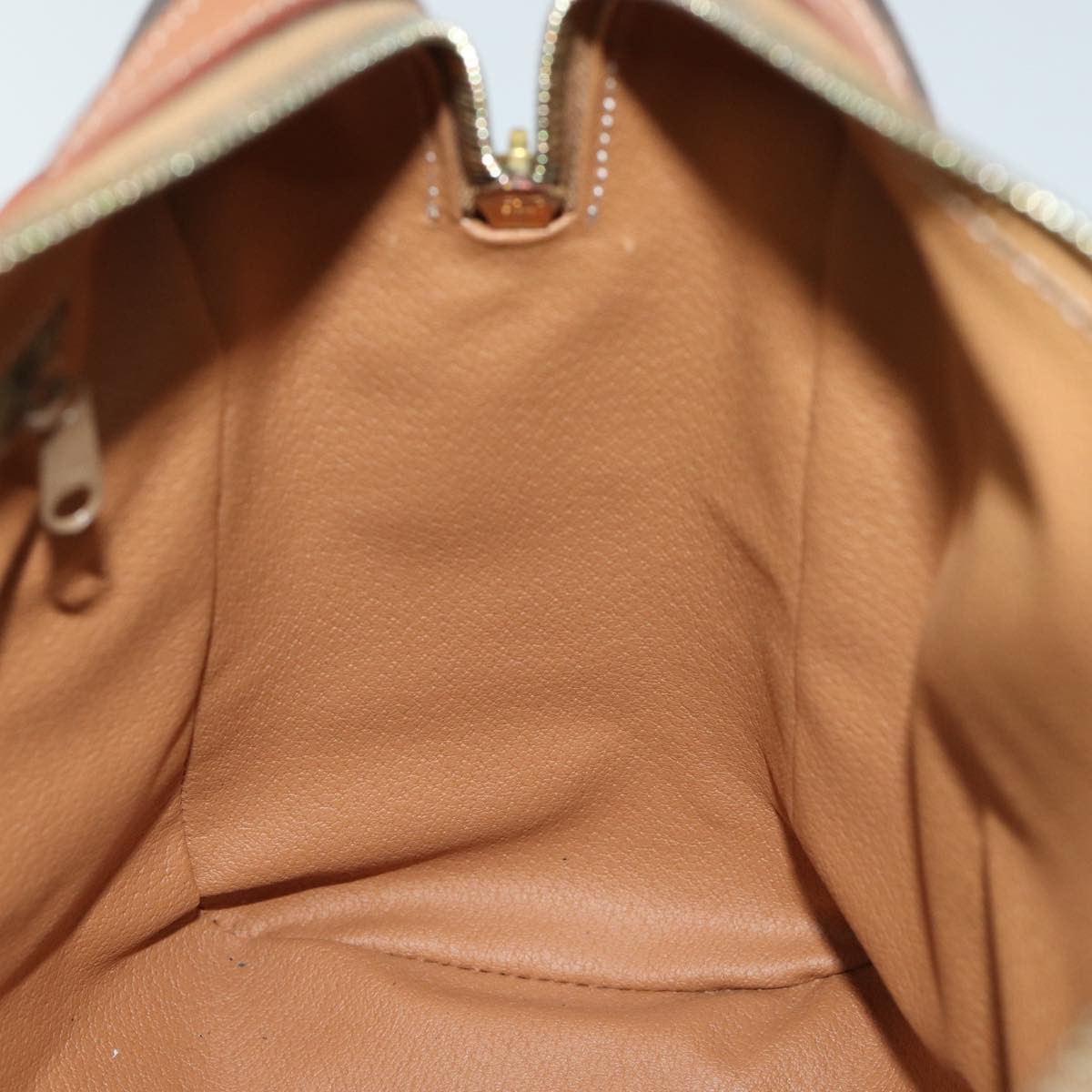 CELINE Macadam Canvas Hand Bag PVC Brown Auth fm3343
