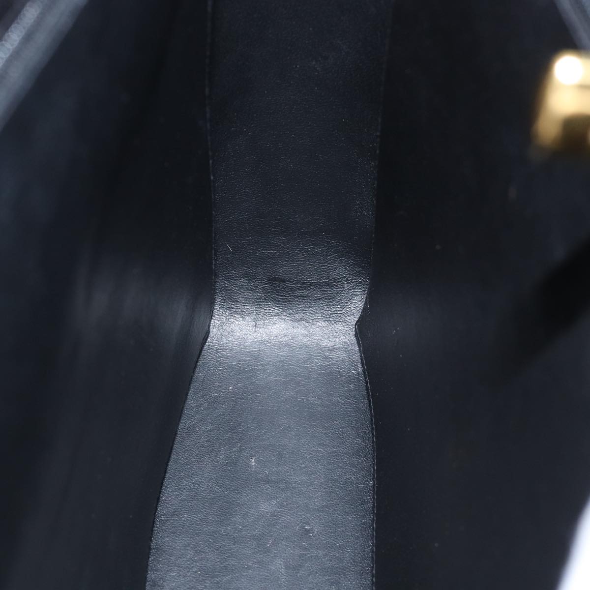 CHANEL Big Matelasse Chain Shoulder Bag Calf Skin Black CC Auth fm3373AV