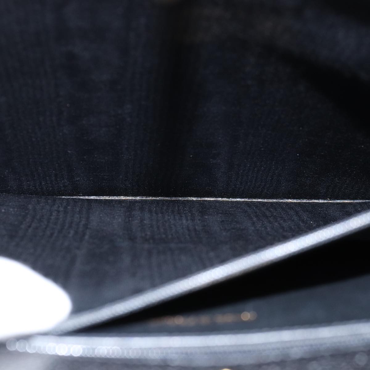 CHANEL Big Matelasse Chain Shoulder Bag Calf Skin Black CC Auth fm3373AV