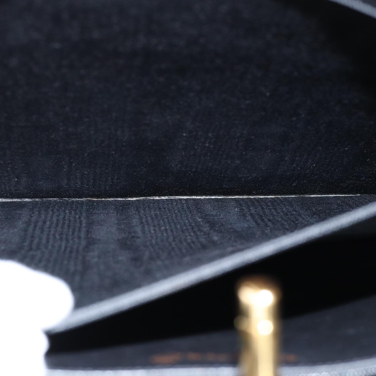 CHANEL Big Matelasse Chain Shoulder Bag Calf Skin Black CC Auth fm3373AV