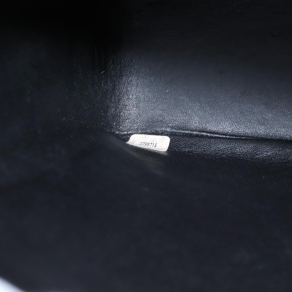 CHANEL Big Matelasse Chain Shoulder Bag Calf Skin Black CC Auth fm3373AV