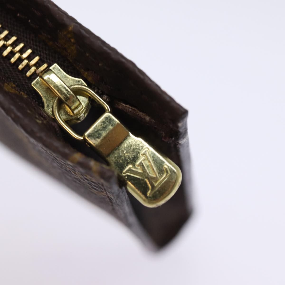 LOUIS VUITTON Monogram Bucket PM Pouch Accessory Pouch LV Auth fm3453