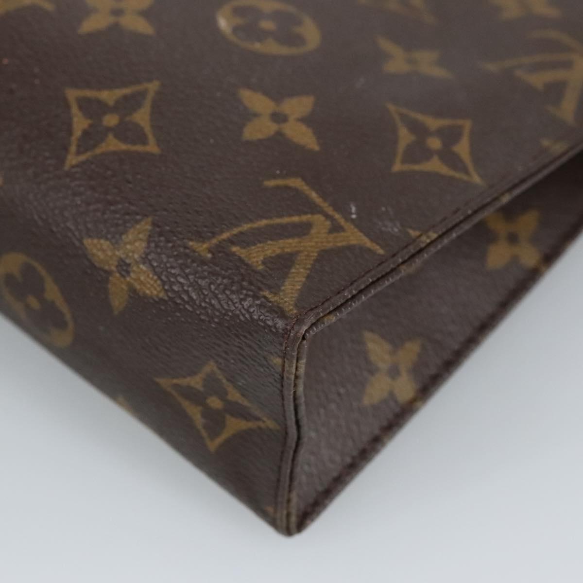 LOUIS VUITTON Monogram Poche Toilette 19 Pouch M47544 LV Auth fm4027