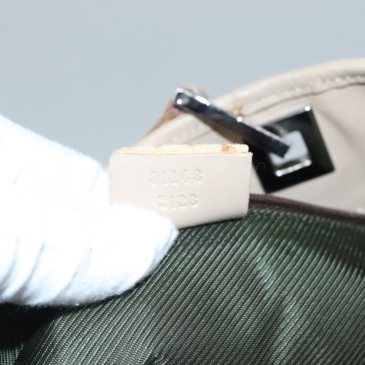 GUCCI GG Canvas Tote Bag Beige 31243 Auth fm4274