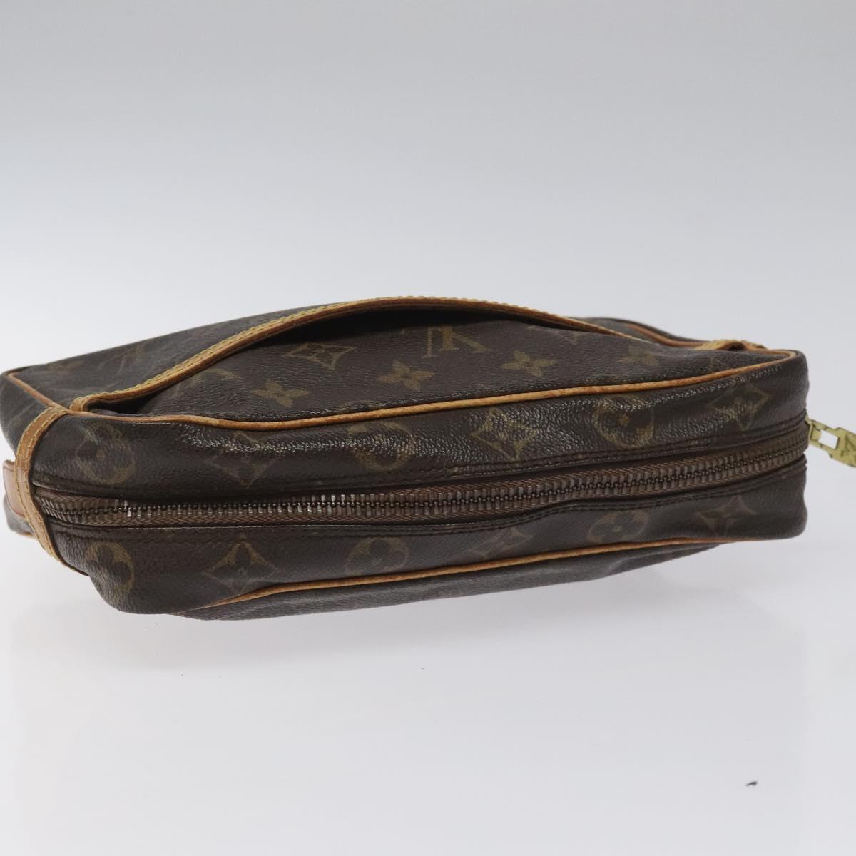 LOUIS VUITTON Monogram Compiegne 23 Clutch Bag M51847 LV Auth fm4345