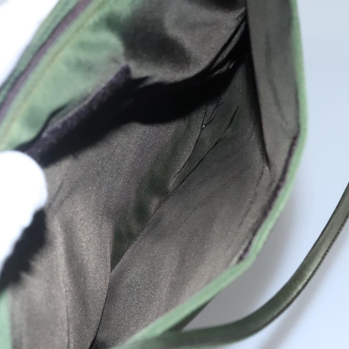 PRADA Tote Bag Nylon Khaki Auth fm4369