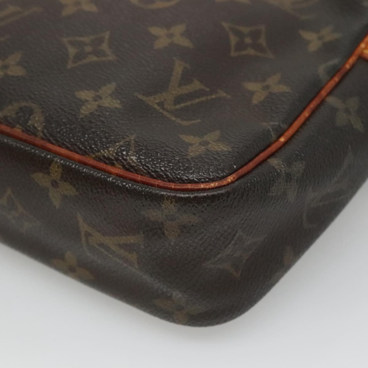 LOUIS VUITTON Monogram Compiegne 23 Clutch Bag M51847 LV Auth fm4399