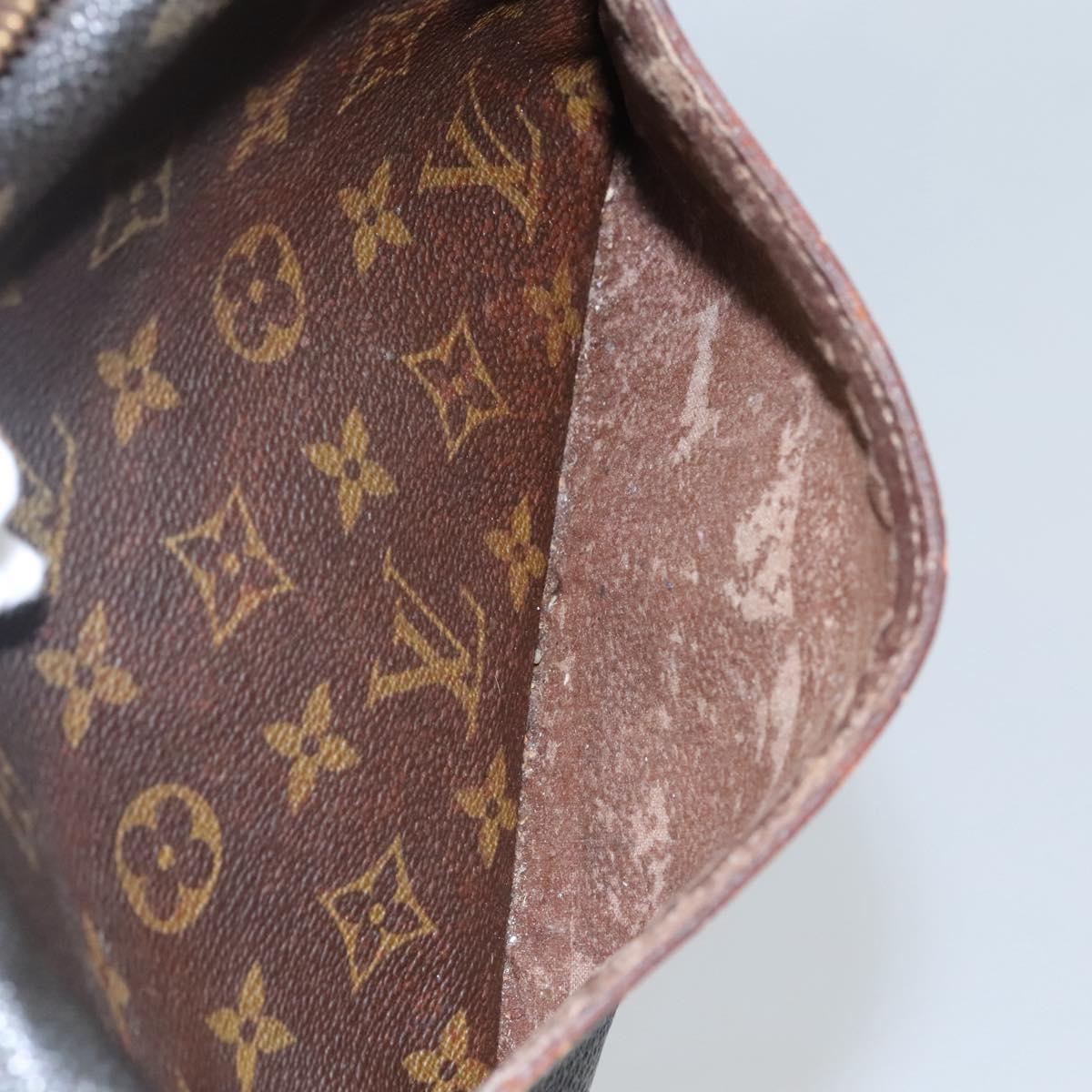 LOUIS VUITTON Monogram Compiegne 23 Clutch Bag M51847 LV Auth fm4399