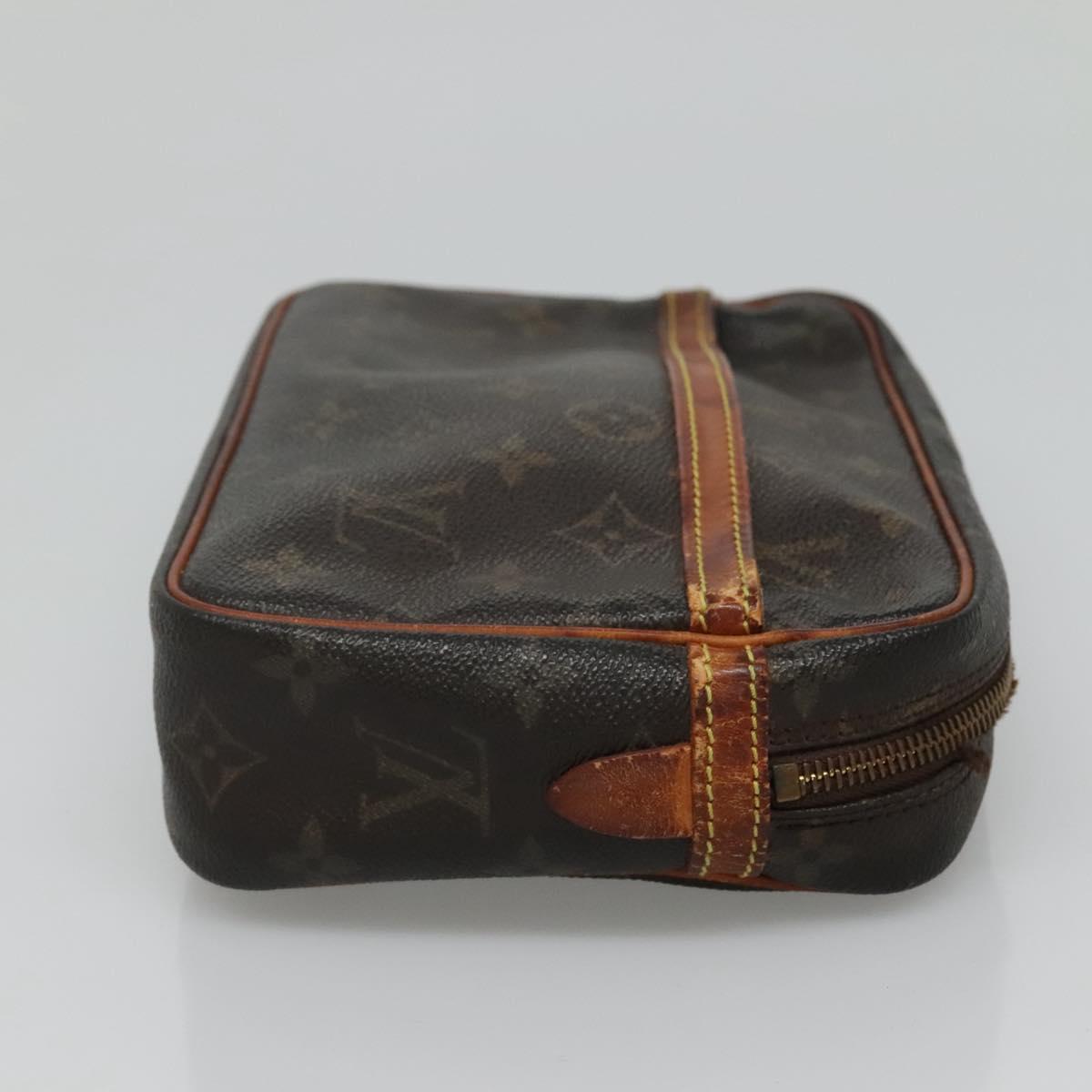LOUIS VUITTON Monogram Compiegne 23 Clutch Bag M51847 LV Auth fm4399