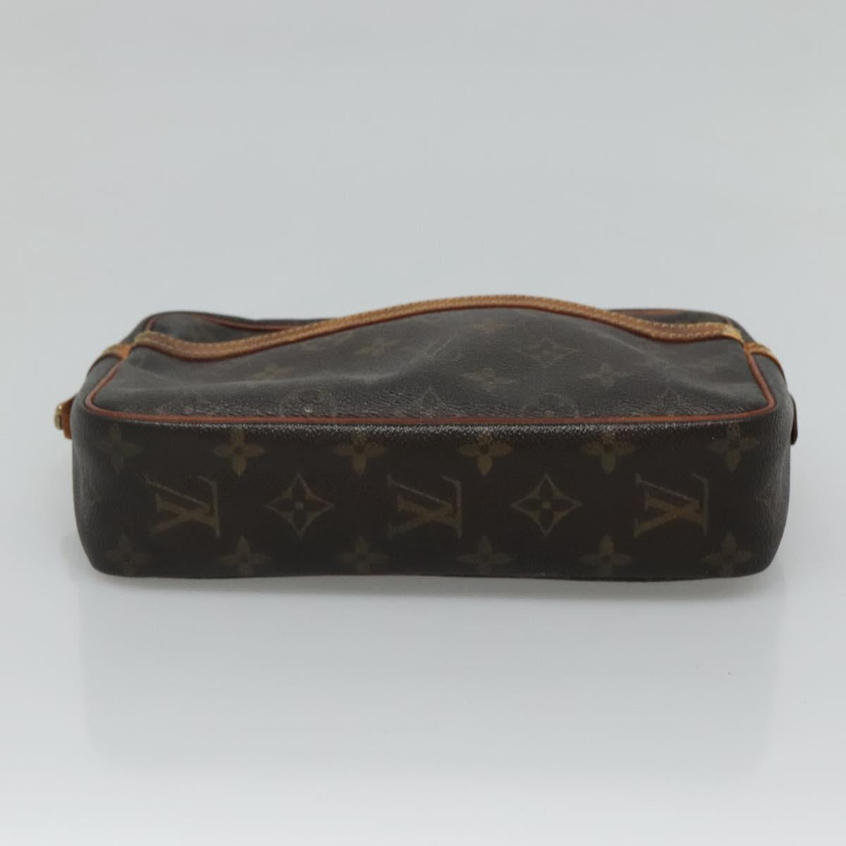 LOUIS VUITTON Monogram Compiegne 23 Clutch Bag M51847 LV Auth fm4399