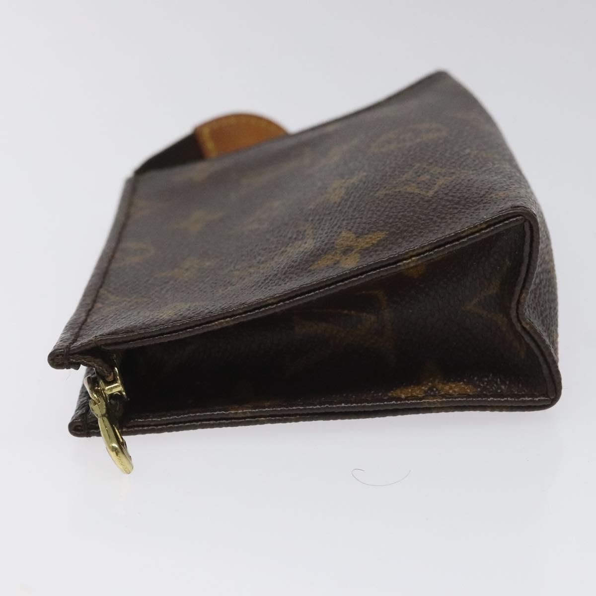 LOUIS VUITTON Monogram Poche Toilette 15 Pouch M47546 LV Auth fm4426