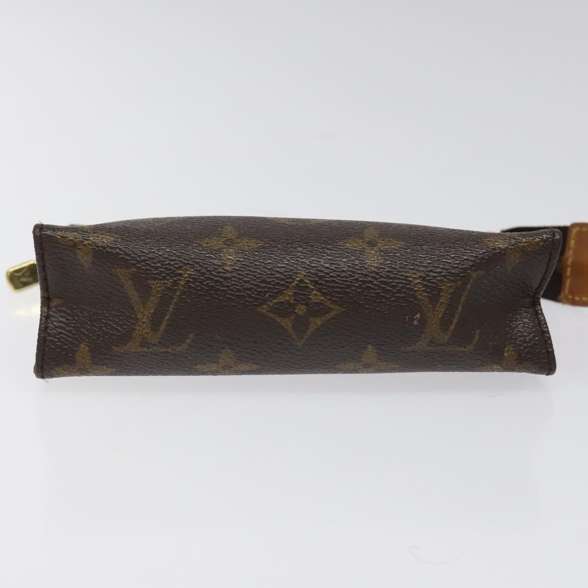 LOUIS VUITTON Monogram Poche Toilette 15 Pouch M47546 LV Auth fm4426