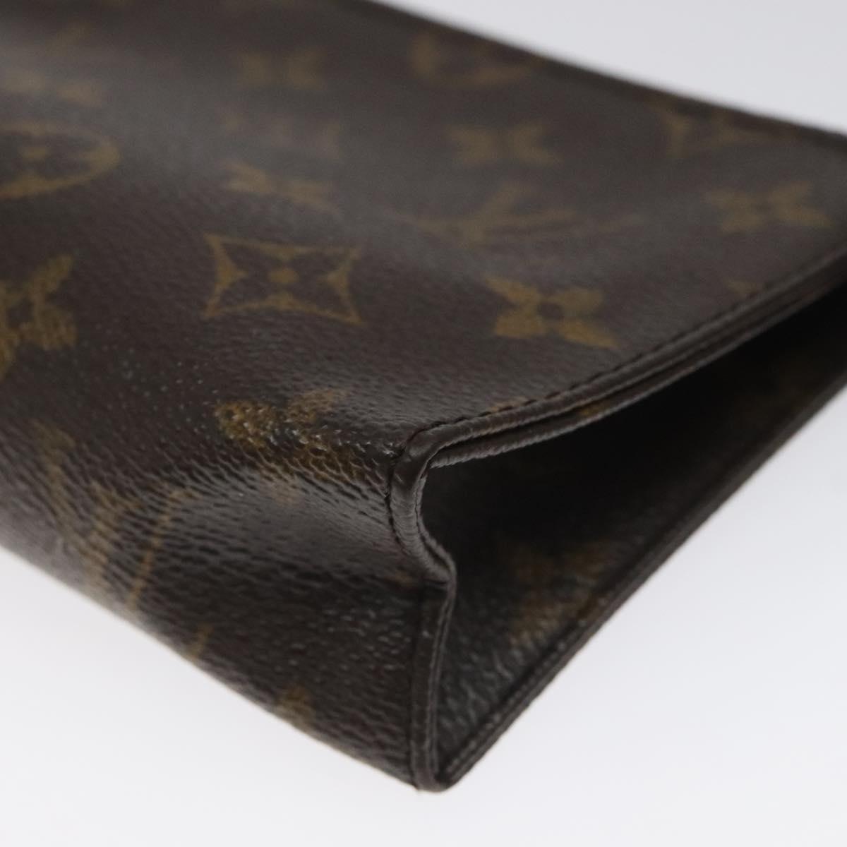 LOUIS VUITTON Monogram Poche Toilette 15 Pouch M47546 LV Auth fm4426